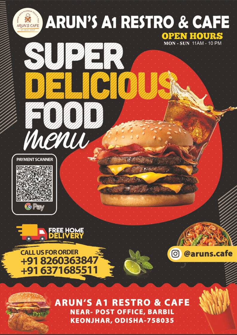 Arun's Restro and Cafe menu