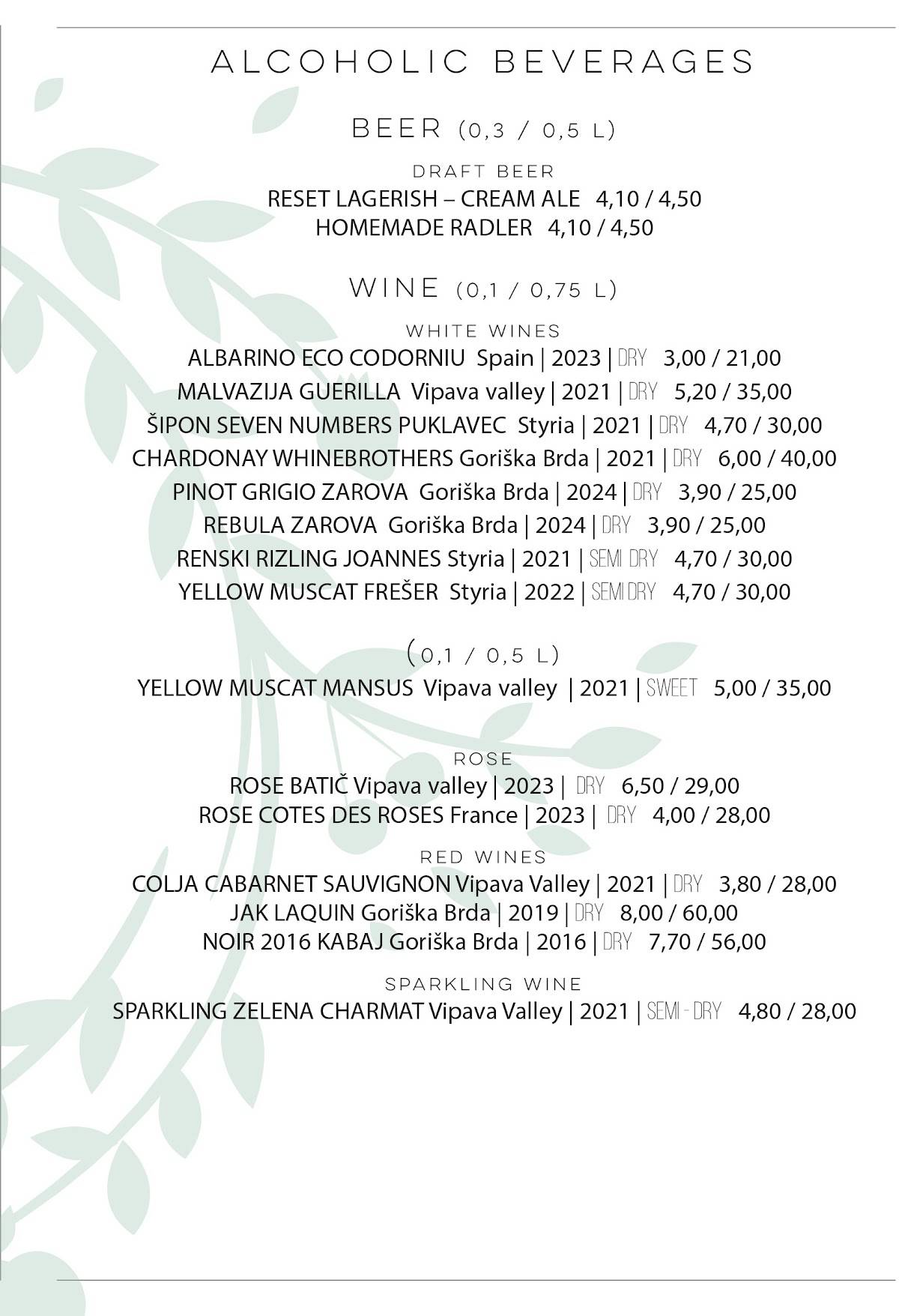 Menu di BARBARELLA PLANT BISTRO 