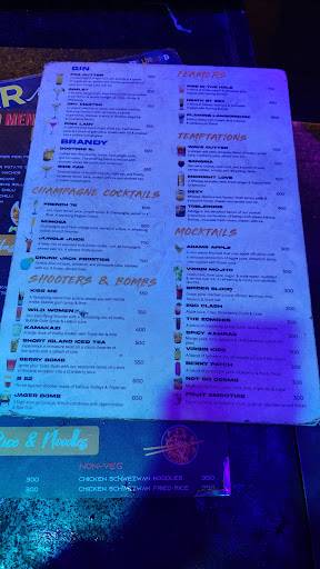 BLURRED menu