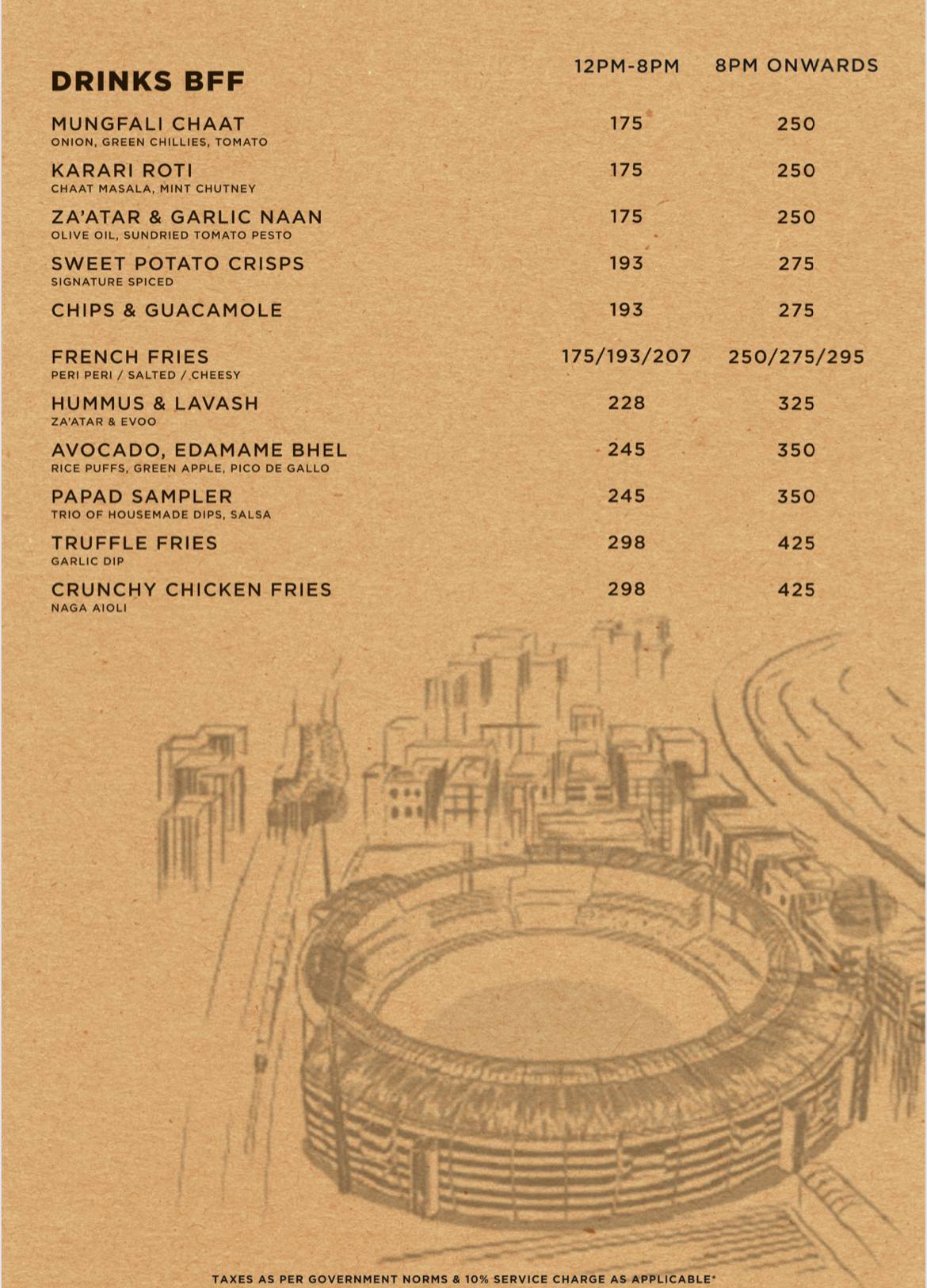 Bombay Adda Bandra menu