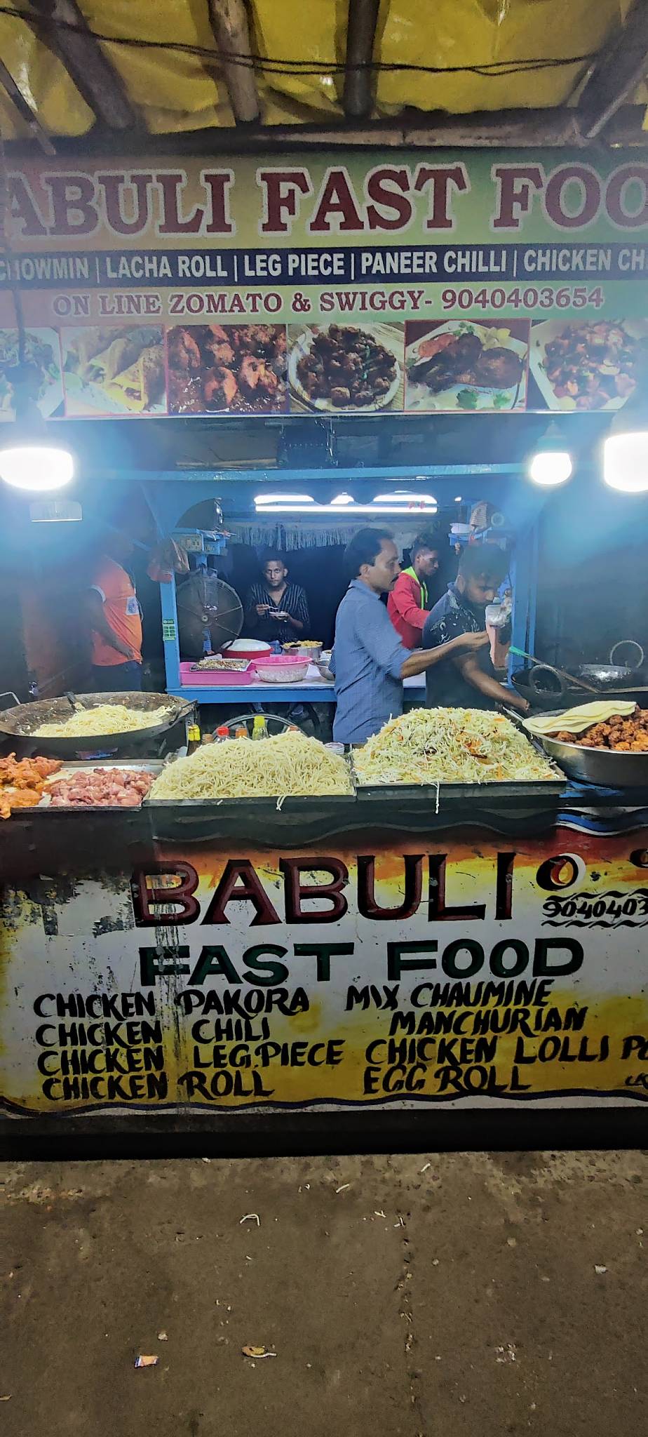 Babuli Fast Food menu