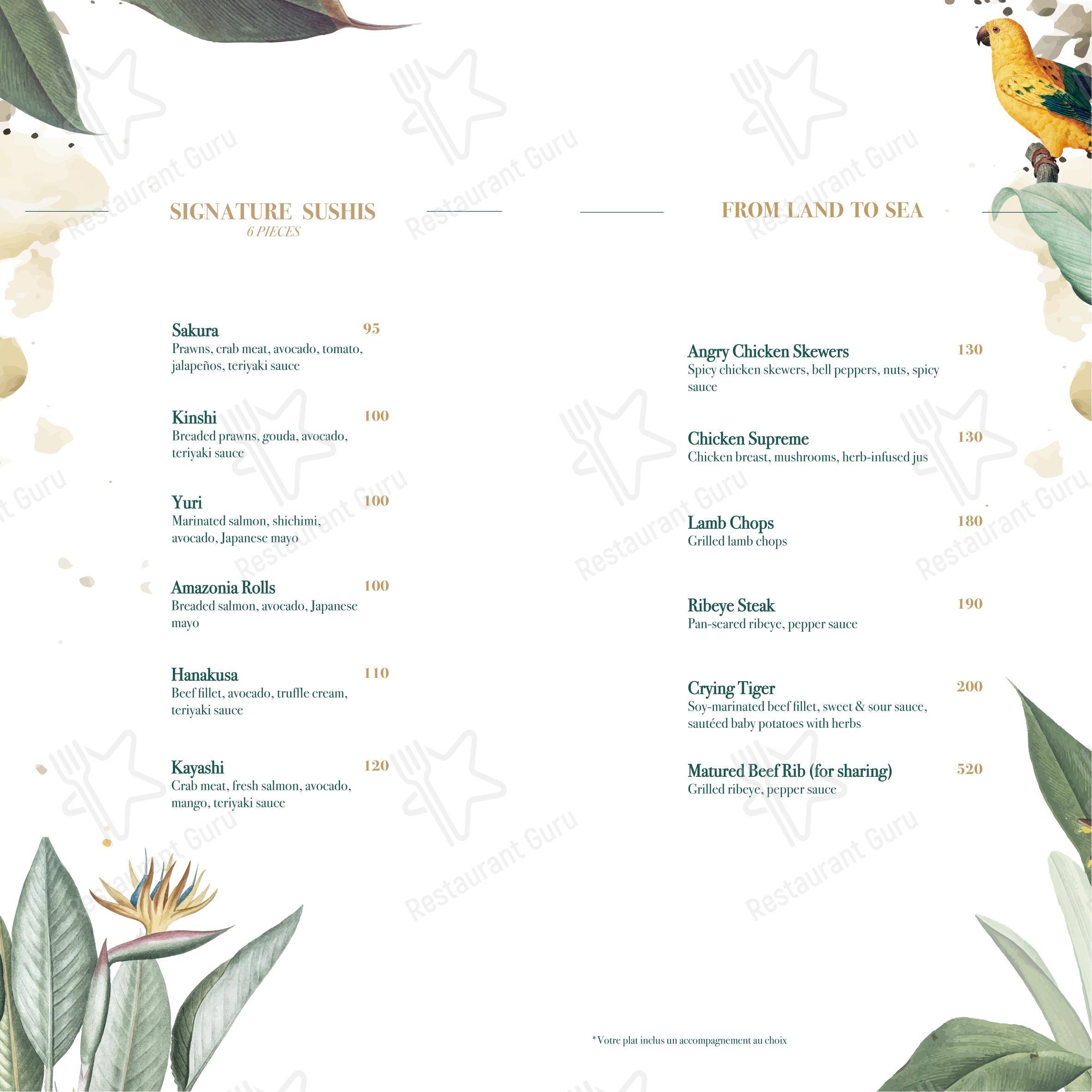 Детское pour Baiana Lounge restaurant