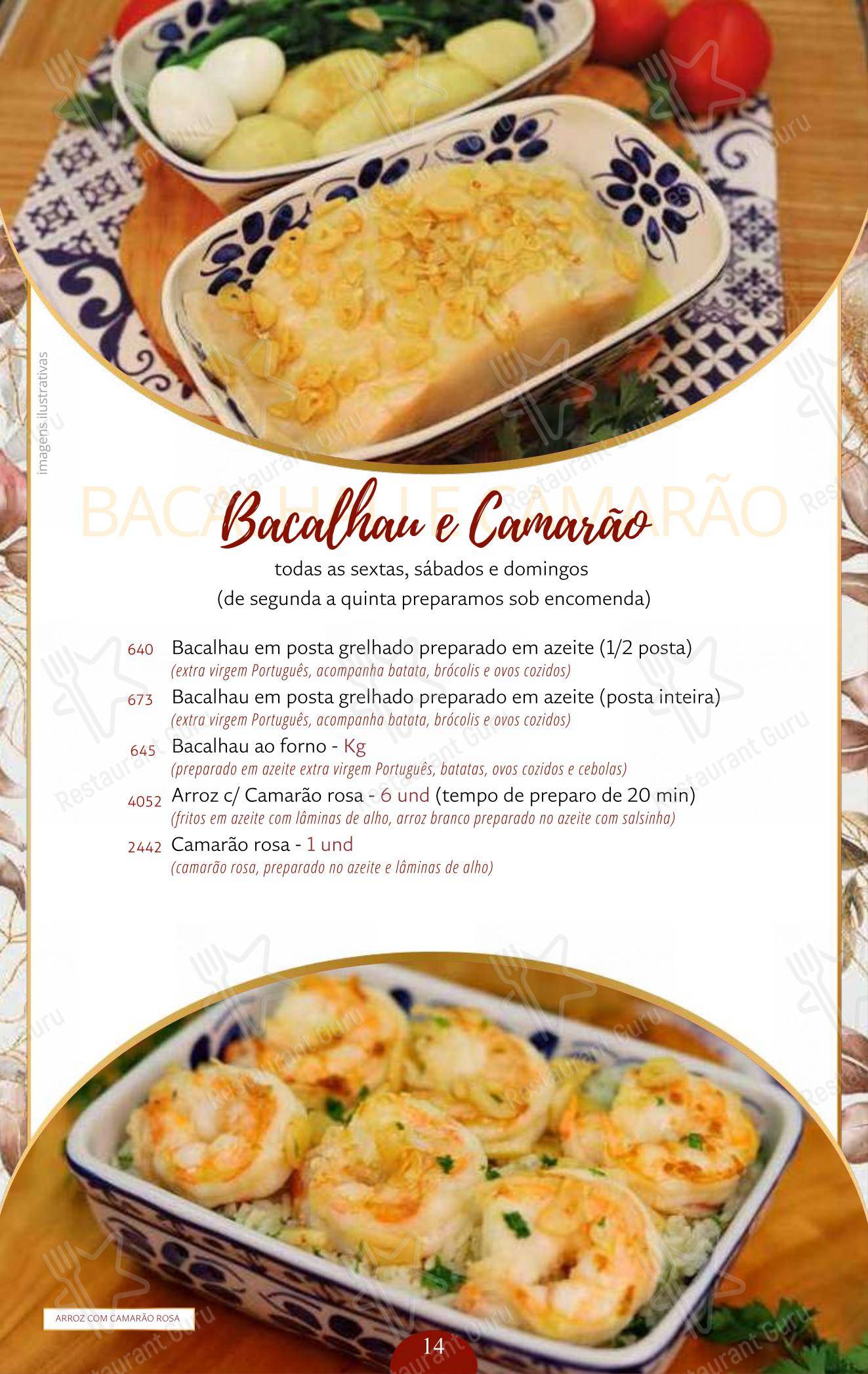 Panificadora Vila Monumento - Menu bar