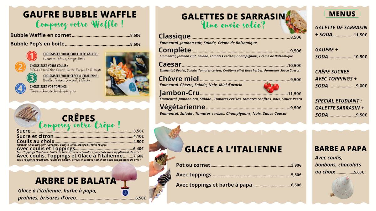 Menu de Balata