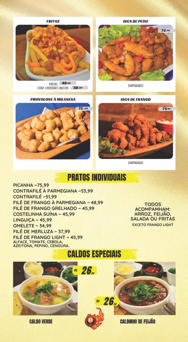 Ball Five Augusta cardápio