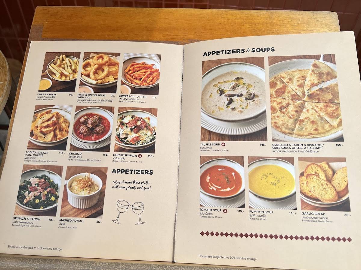 Menu at Fam Time Steak and Pasta @Siam Square restaurant, Bangkok