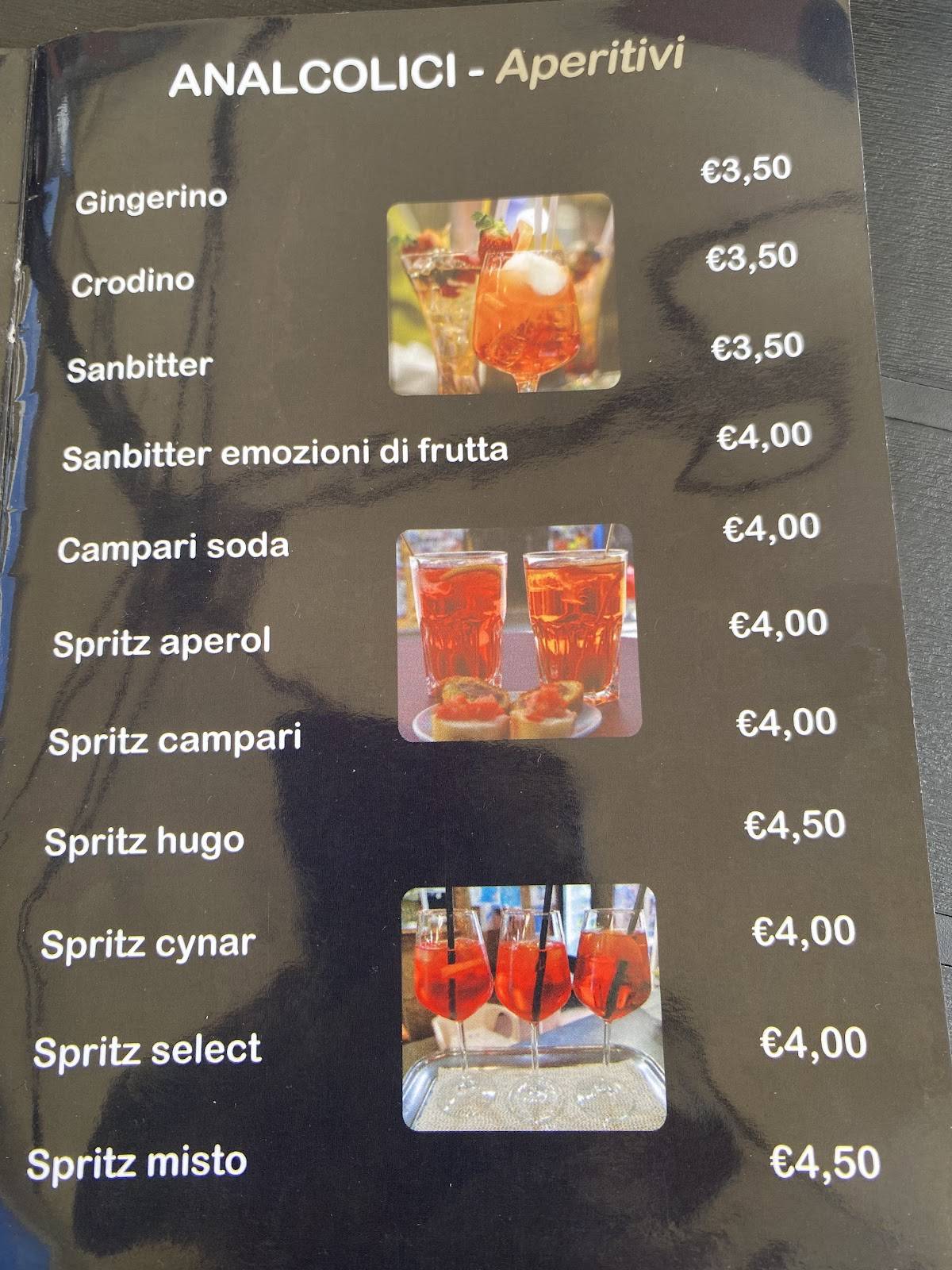 Menu di Bar Falcone 