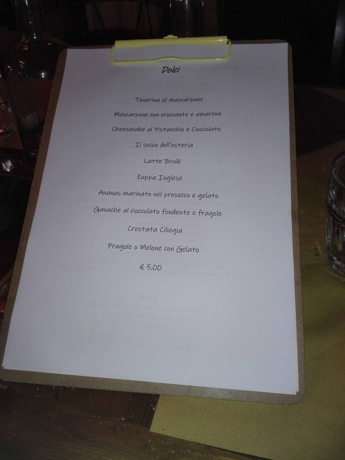 Menu di Bar Ferrari 