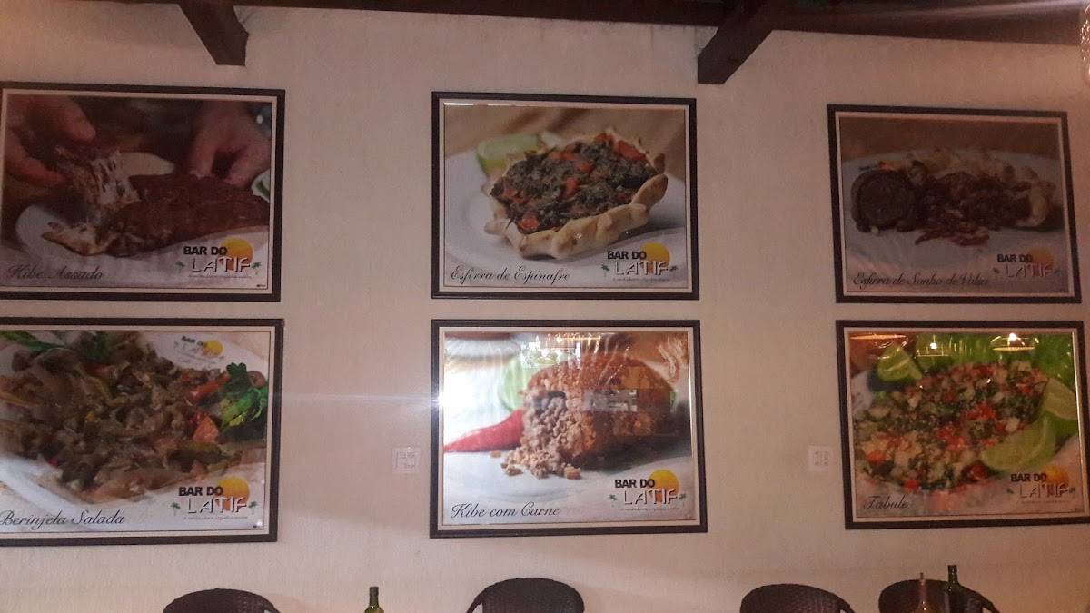 Restaurante Bar do Latif - A Verdadeira Cozinha Árabe em Uberaba cardápio
