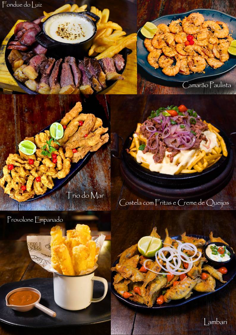 Bar do Luiz cardápio