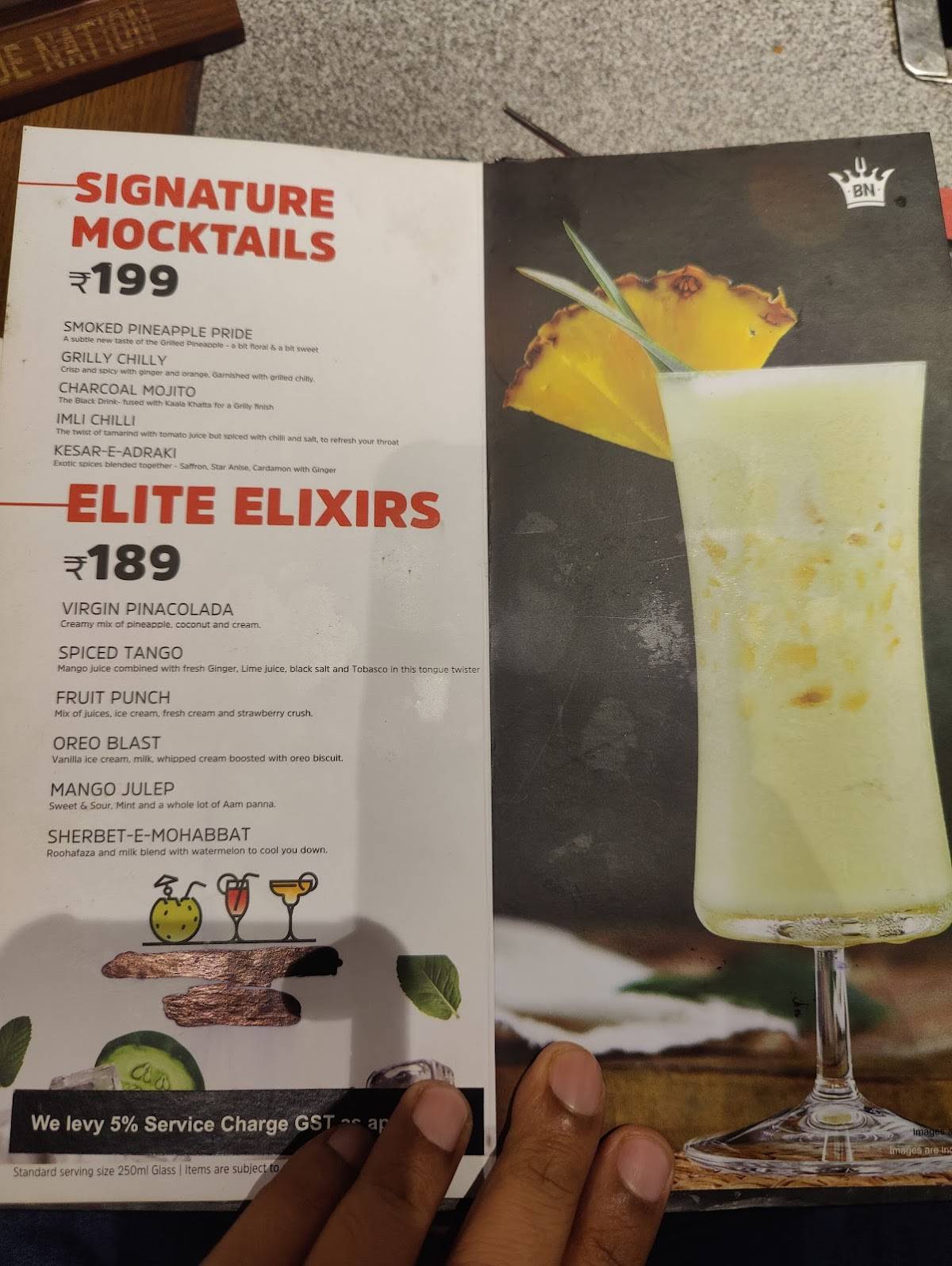 Barbeque Nation - Madurai - Milan'em Mall menu