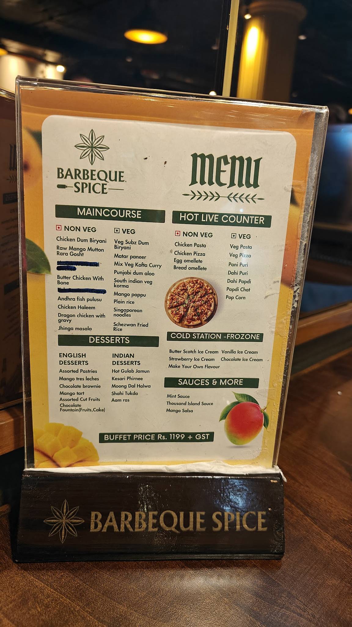 Barbeque Spice- Abids, Hyderabad Best Unlimited Hyderabadi Buffet menu
