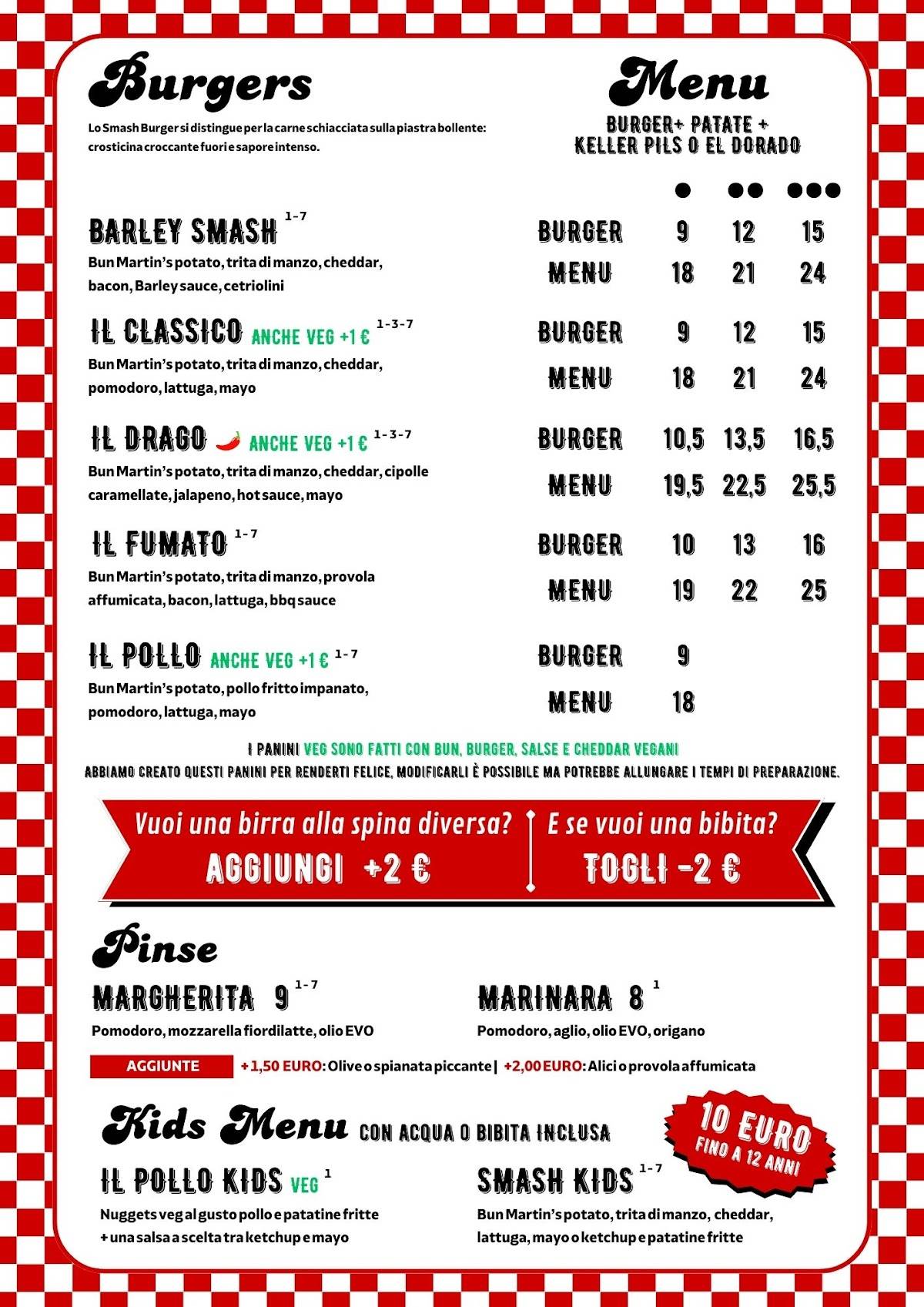Menu di Barley House 