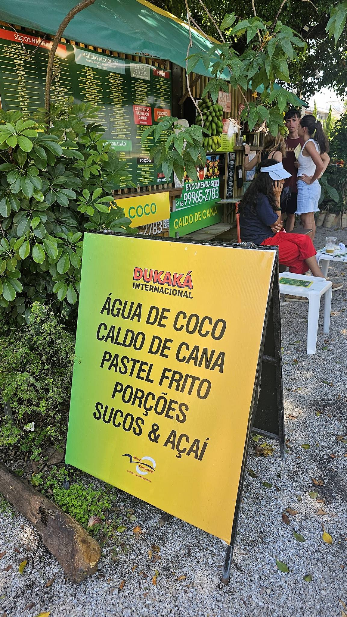 Barraca Dukaká cardápio