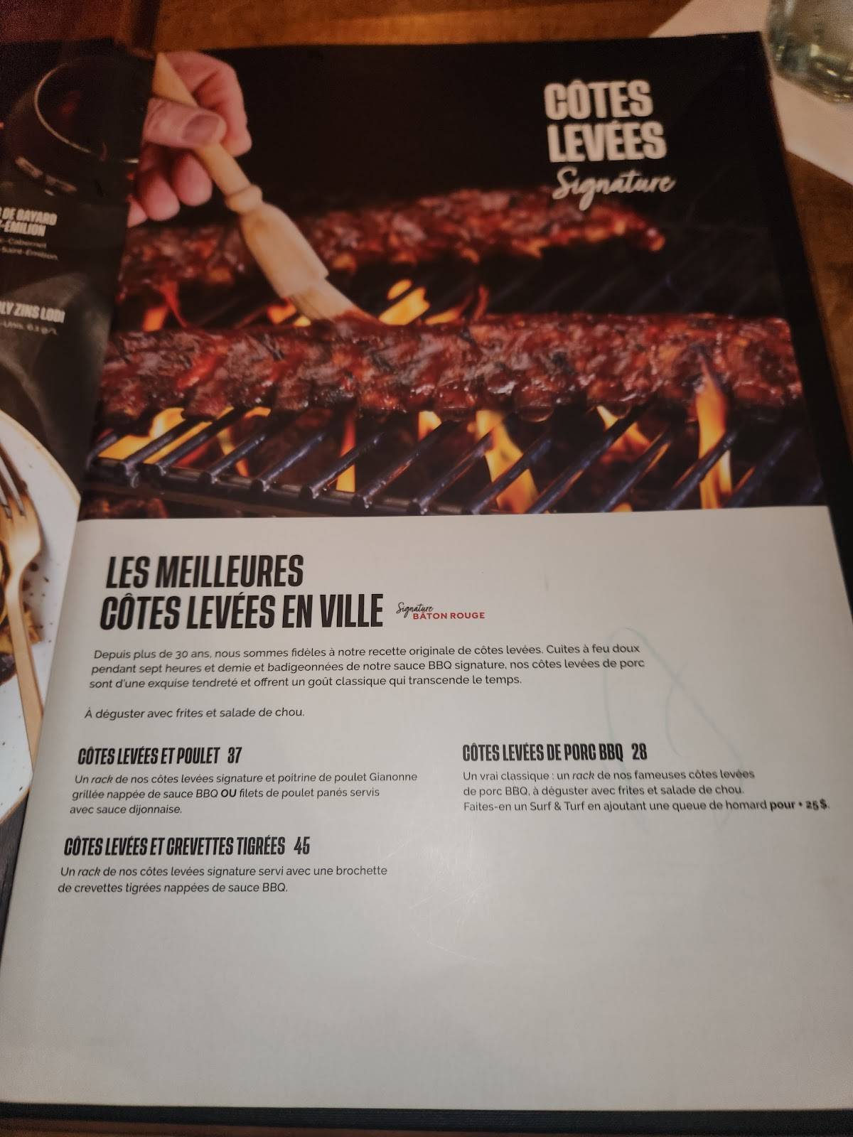 Menu de Bâton Rouge Grillhouse & Bar