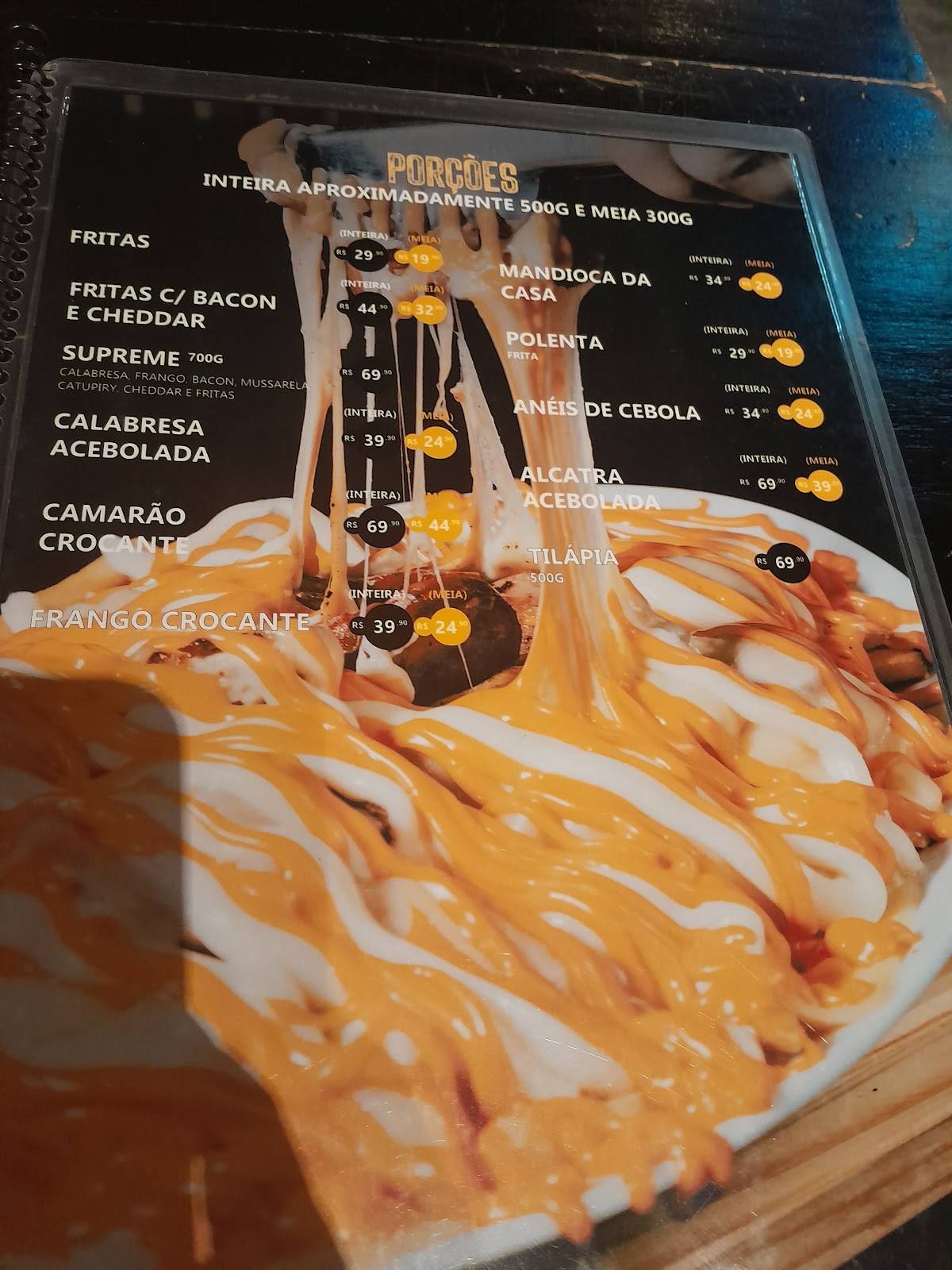 Pamavi Chapeados cardápio