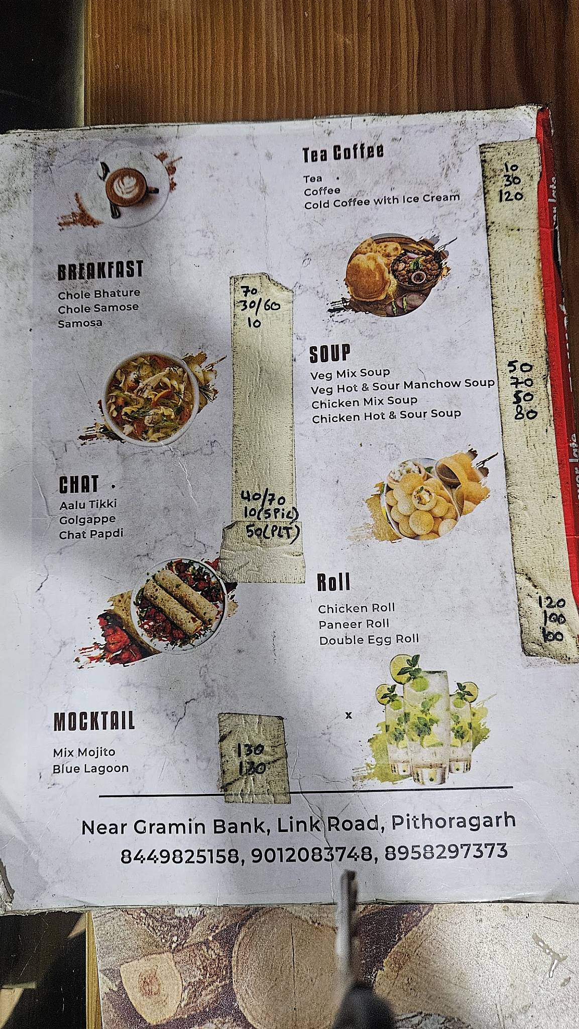 Bawarchi Cafe & Restaurant menu