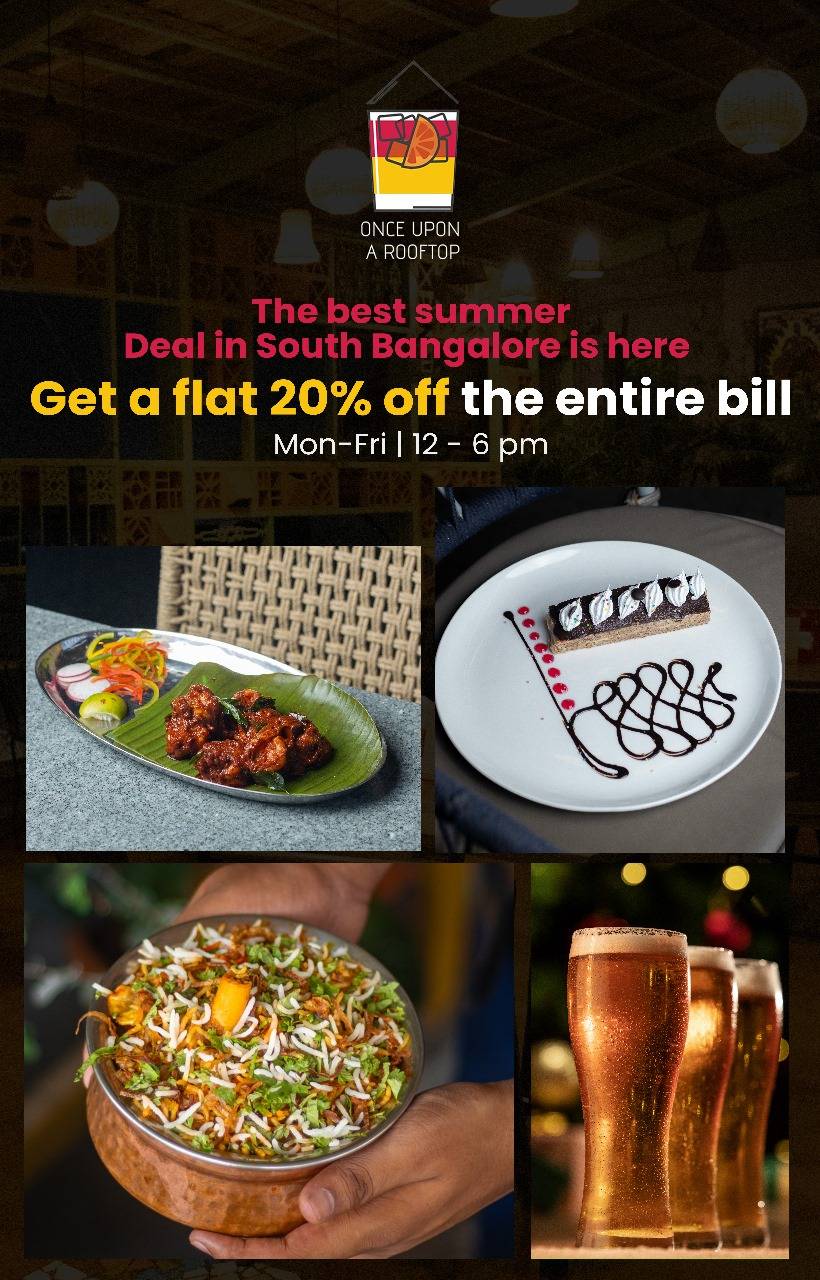 Once Upon A Rooftop Restobar menu