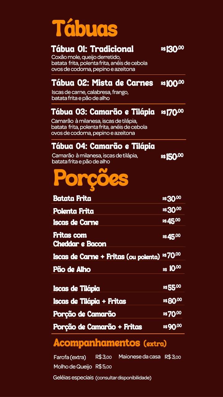 Bento Lounge Bar cardápio
