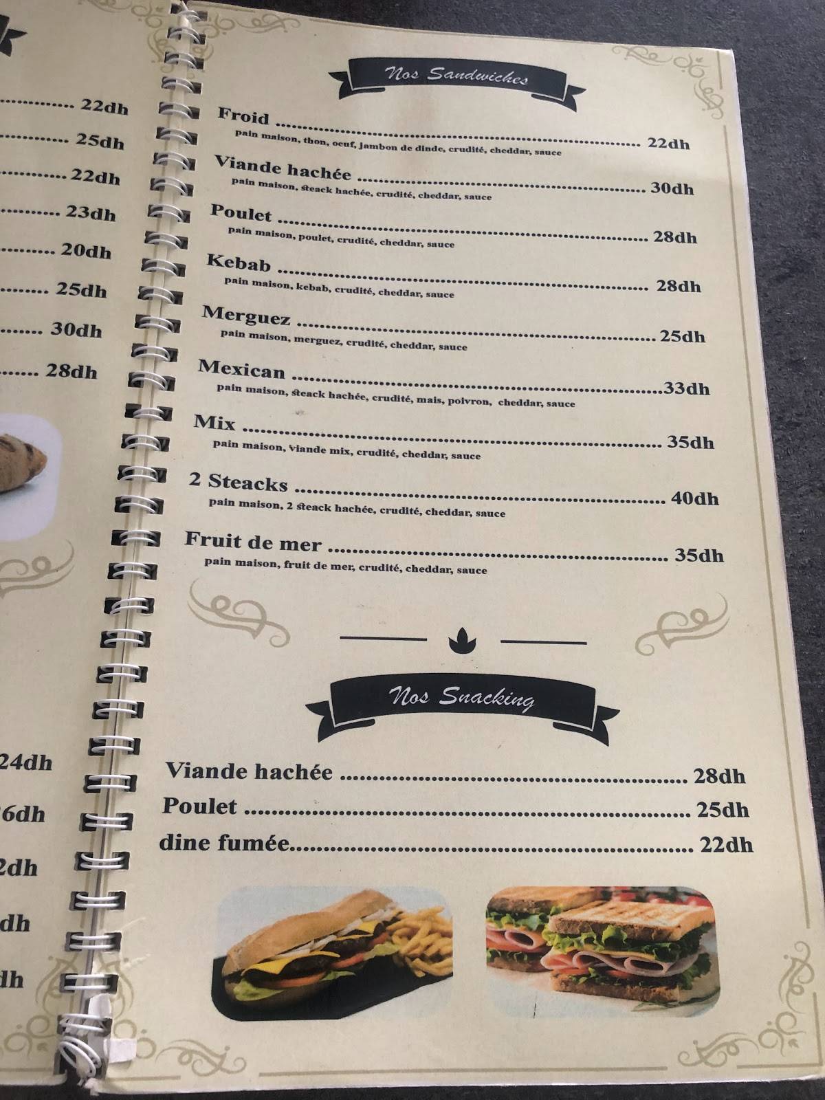 Menu de Arizona