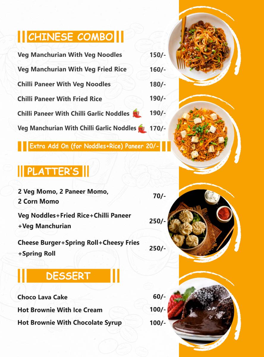 Bhookerz Kitchen & Cafe menu