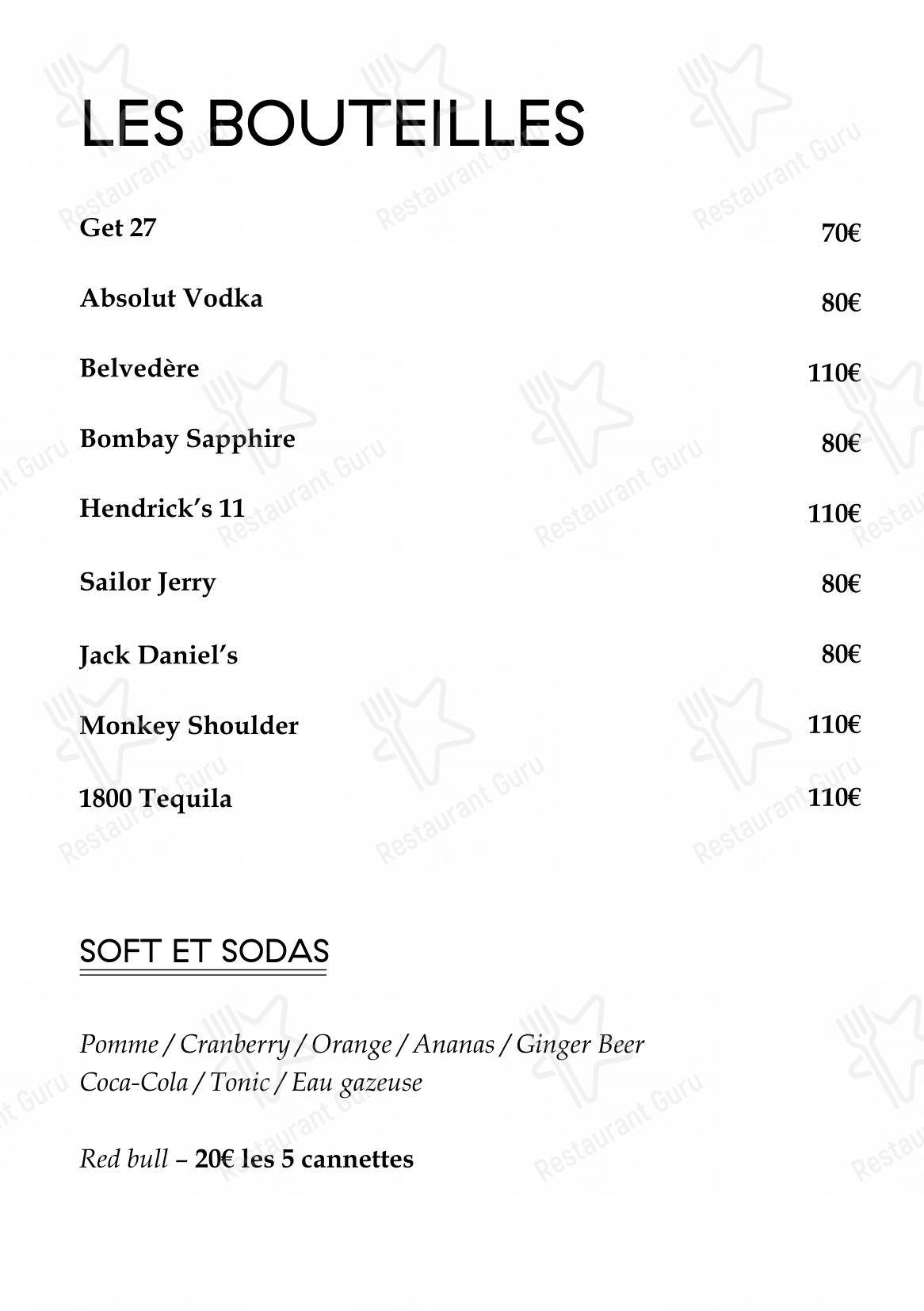 Menu pour Bibendum - Детское