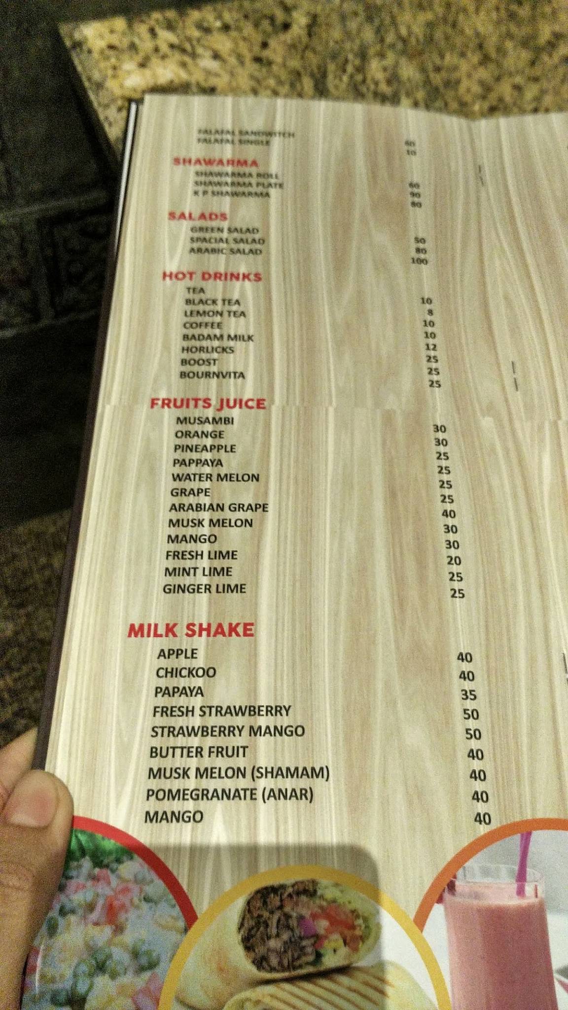 Bim Biz Resto Cafe menu