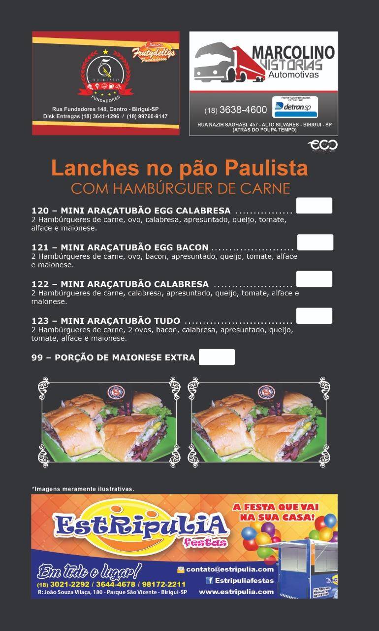 Mané Simpatia Tradicional " o famoso é aqui" cardápio