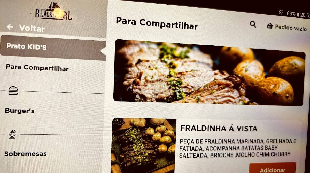 Black Pearl Pub Bar cardápio