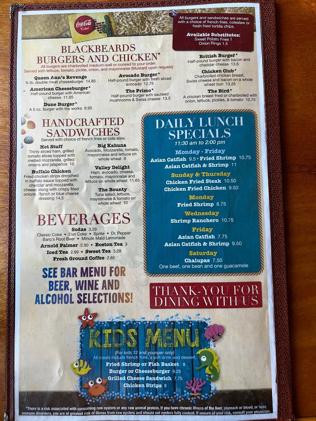 Blackbeards Restaurant South Padre Island Tx - us48n1o