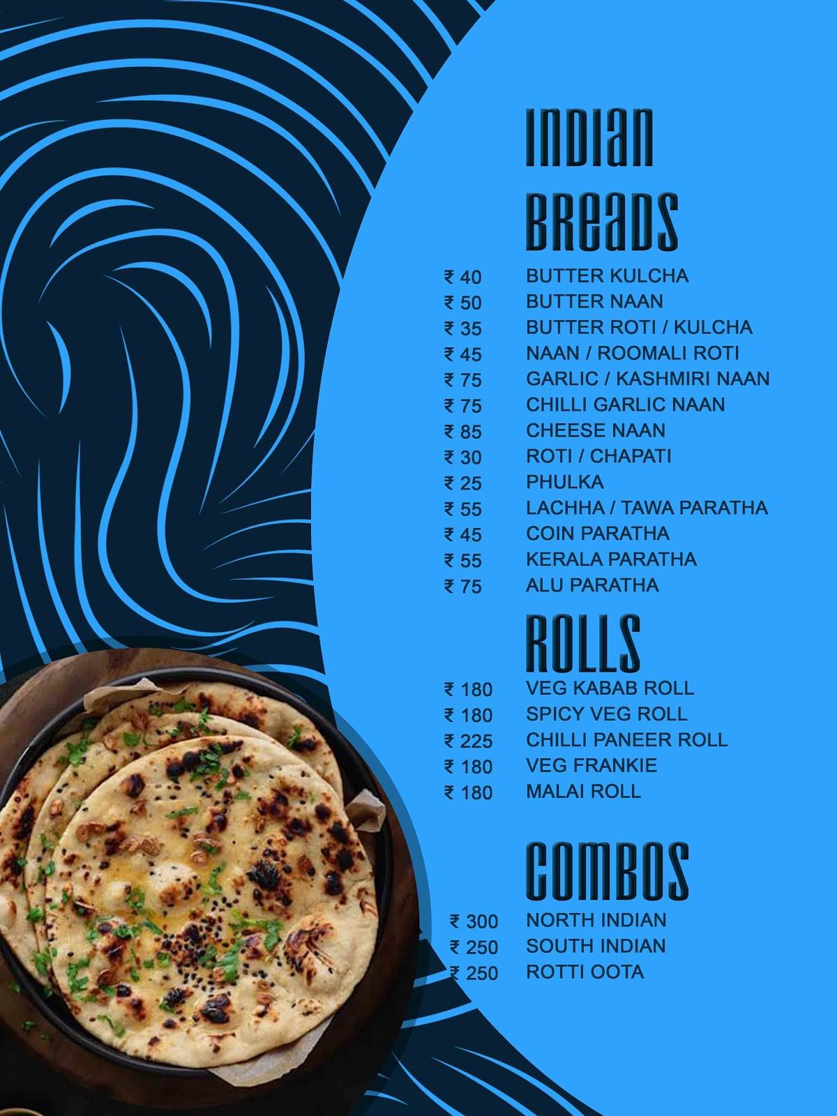 Blue Mist (Malligi) menu