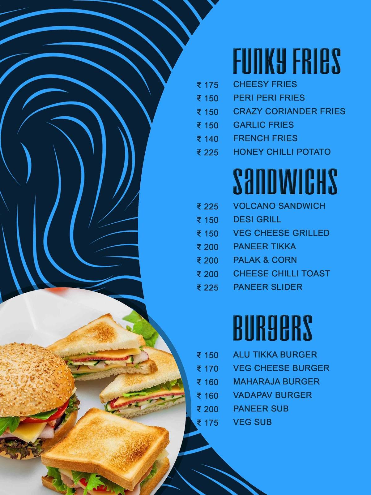 Blue Mist (Malligi) menu