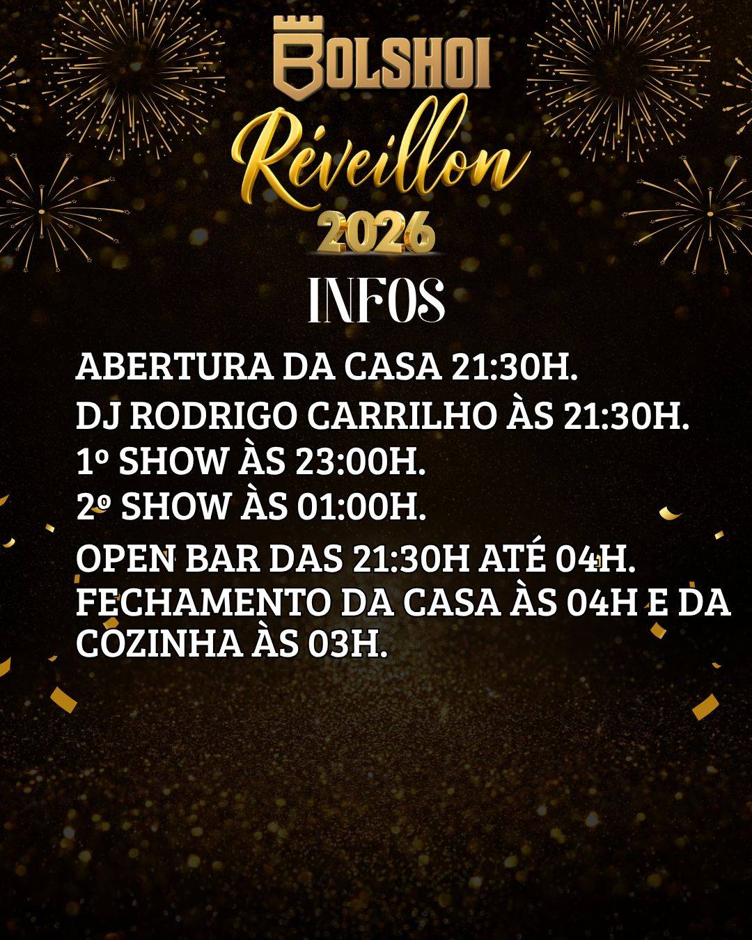 Bolshoi Pub cardápio