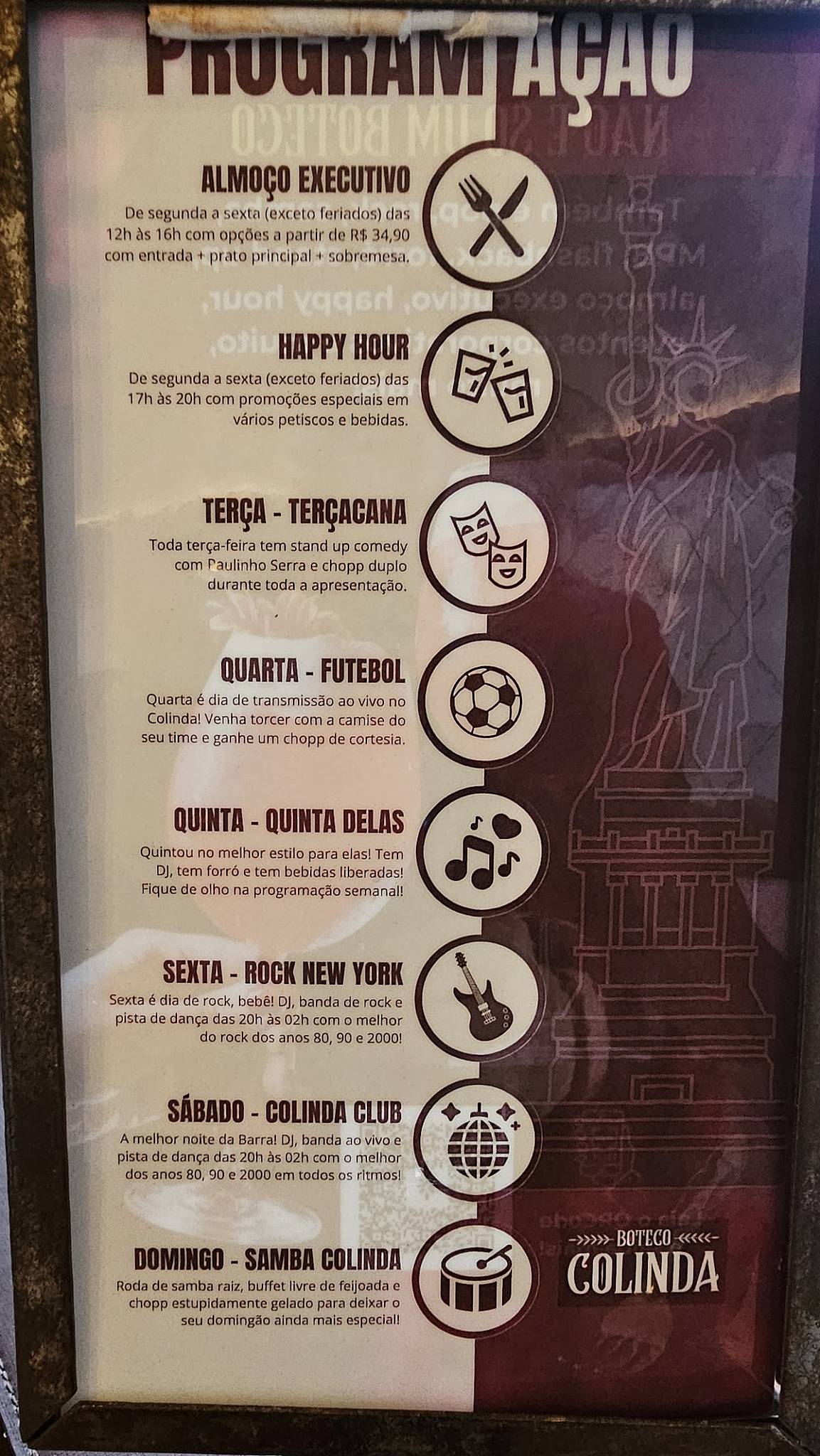 Boteco Colinda cardápio
