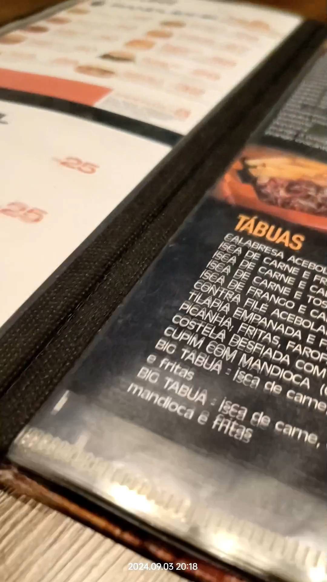 Boteco Santo Chico cardápio