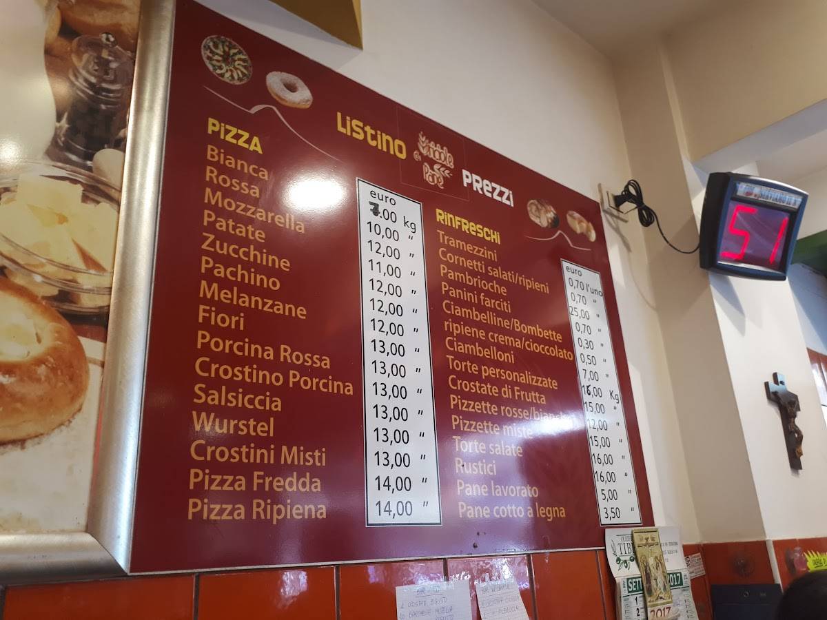 Menu di Briciole di pane 
