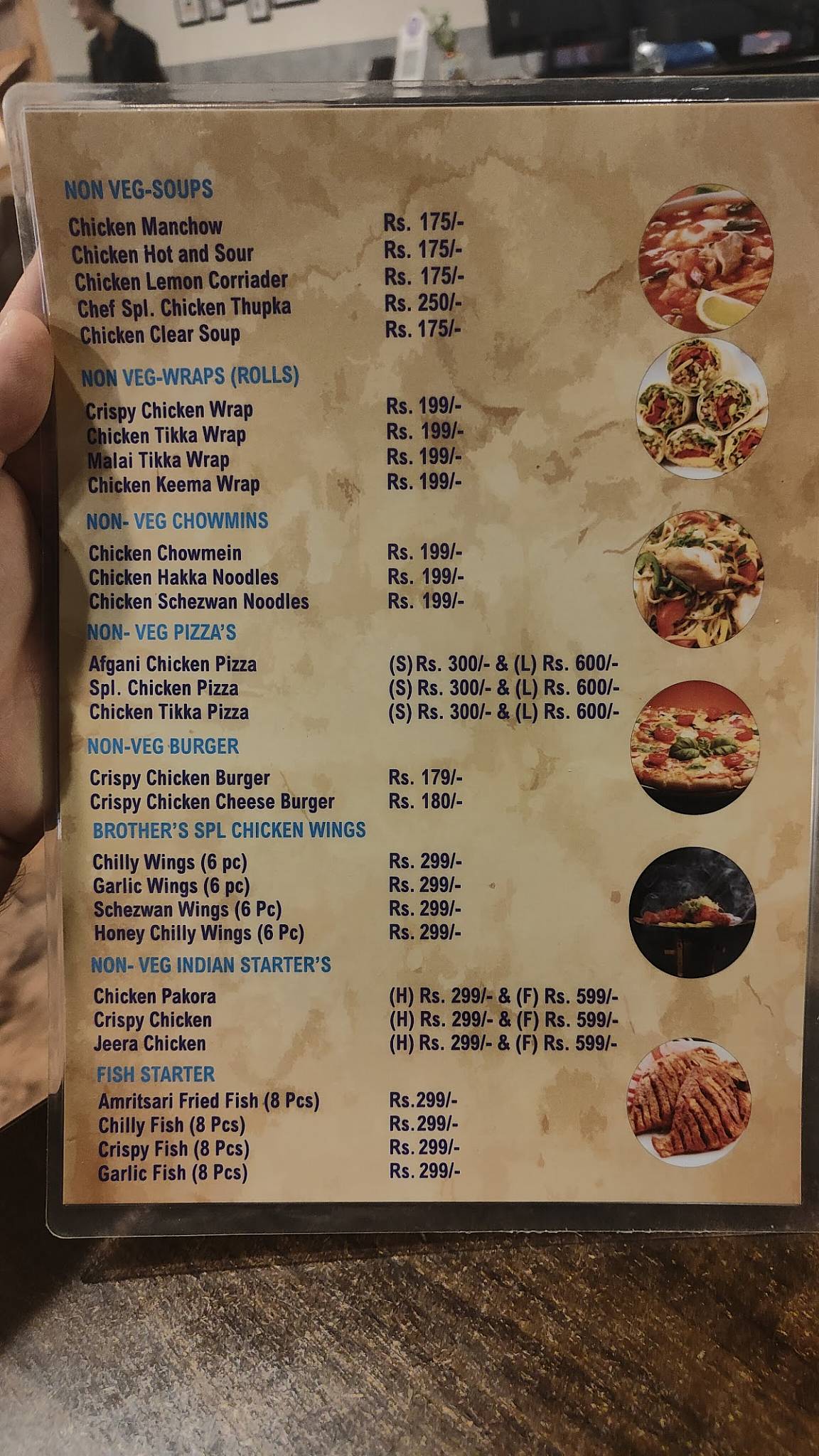 Brother's Food Point menu