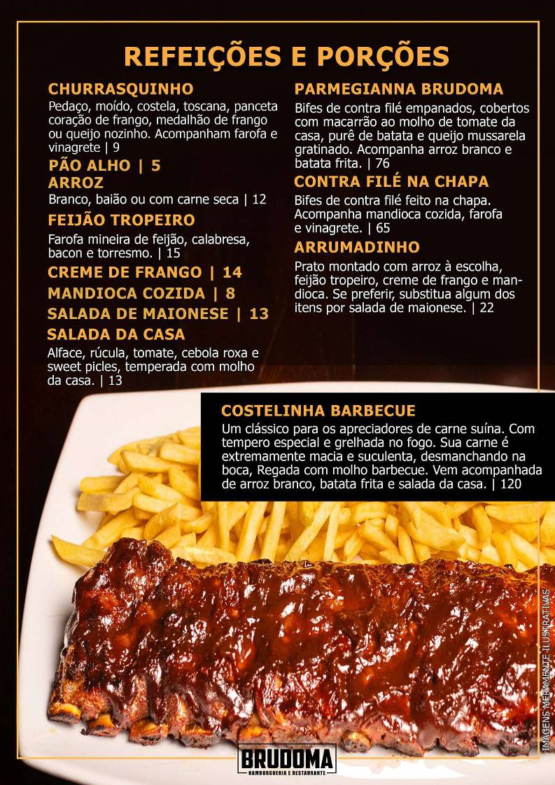 Brudoma (Rei do Espeto) cardápio