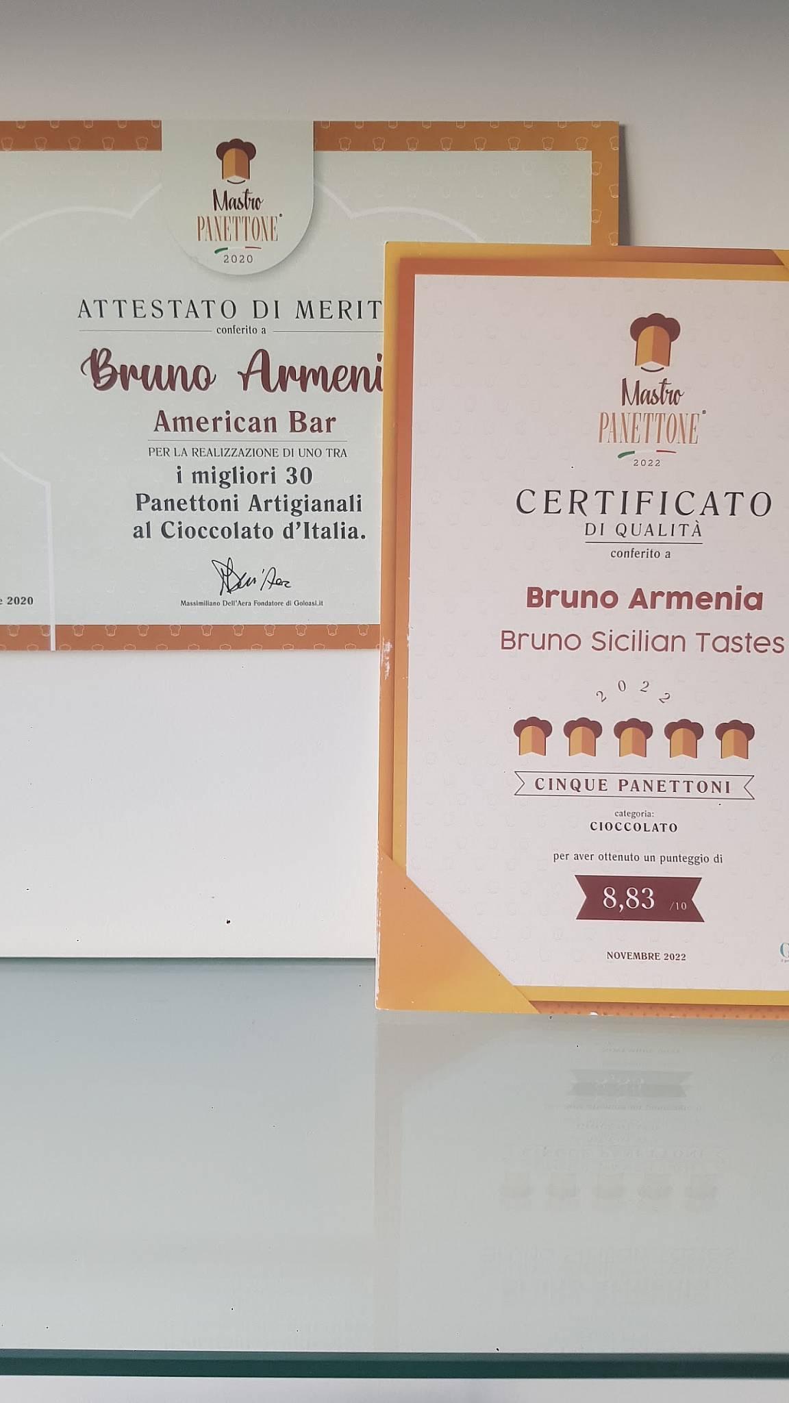 Menu di Bruno American Bar 