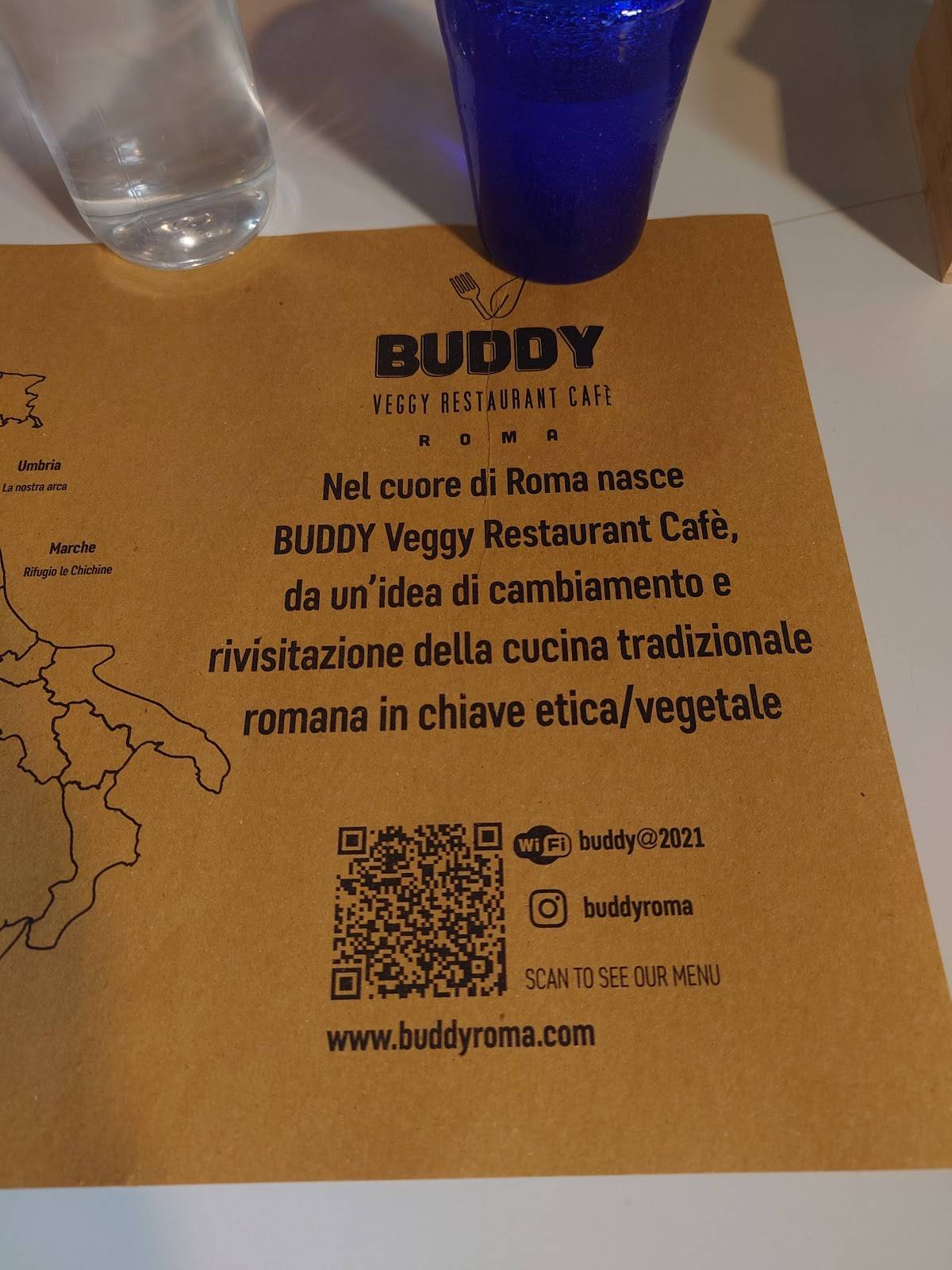 Menu di Buddy Veggy Restaurant Cafè 