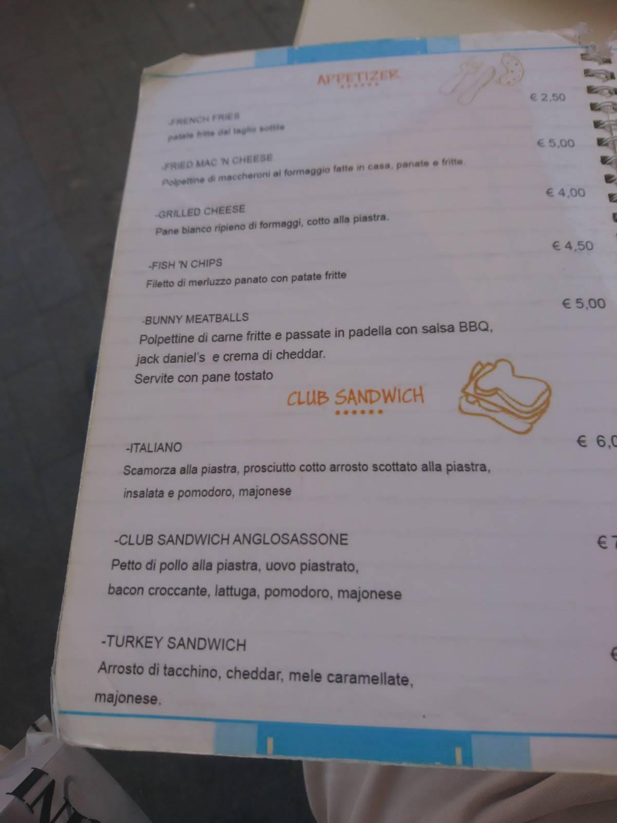 Menu di Bunny Bakery 