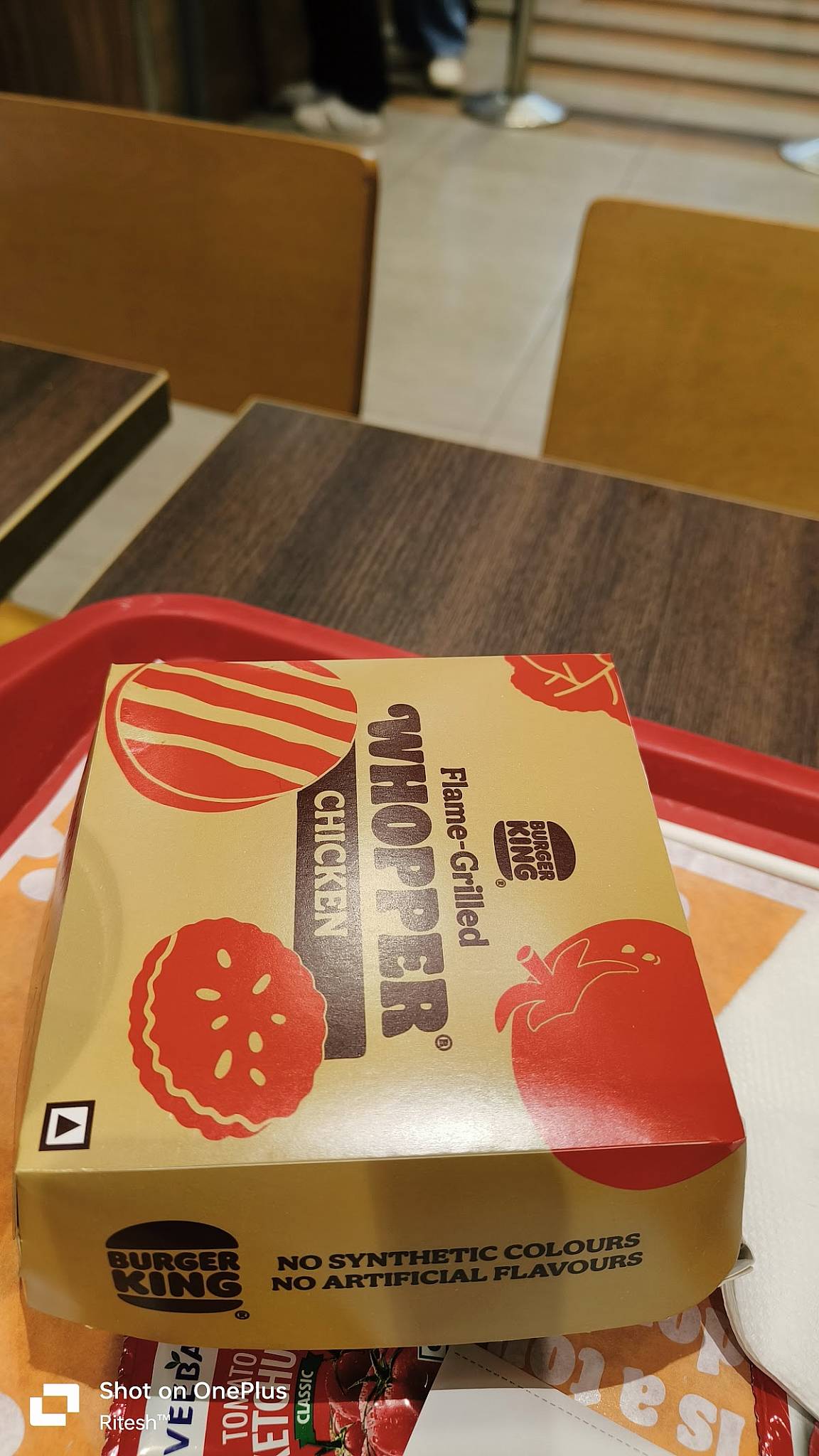Burger King menu