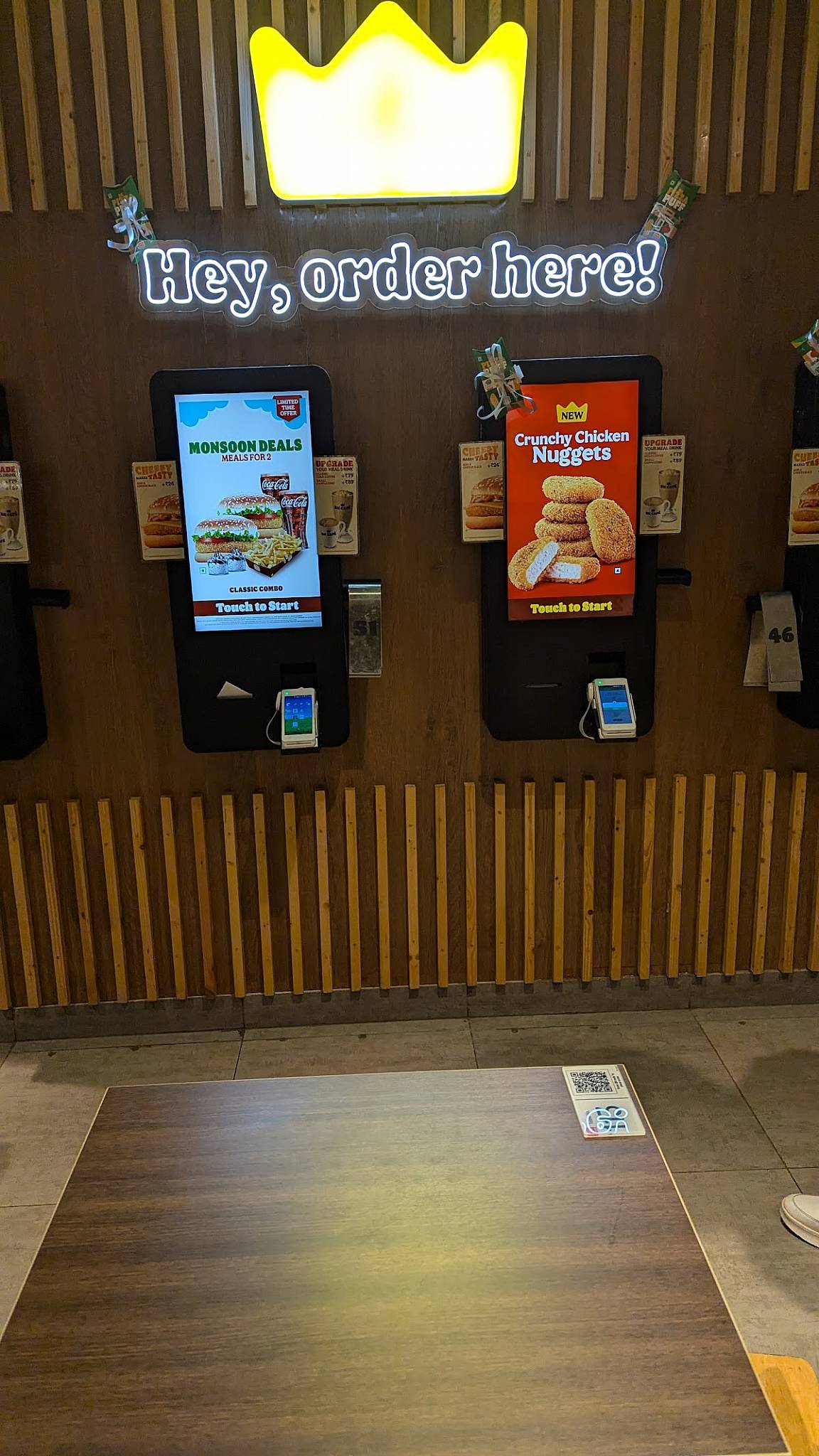 Burger King menu