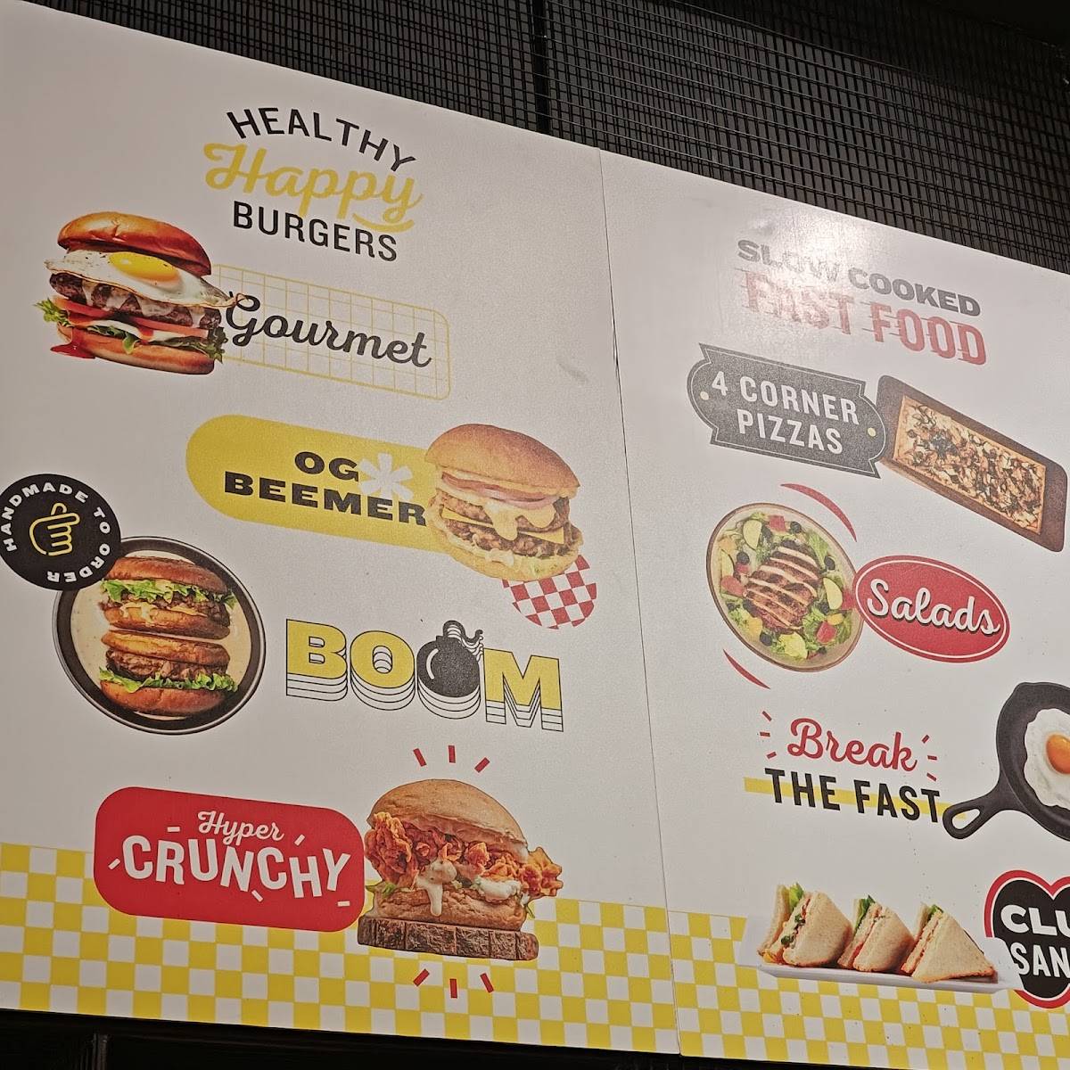 BurgerMan menu