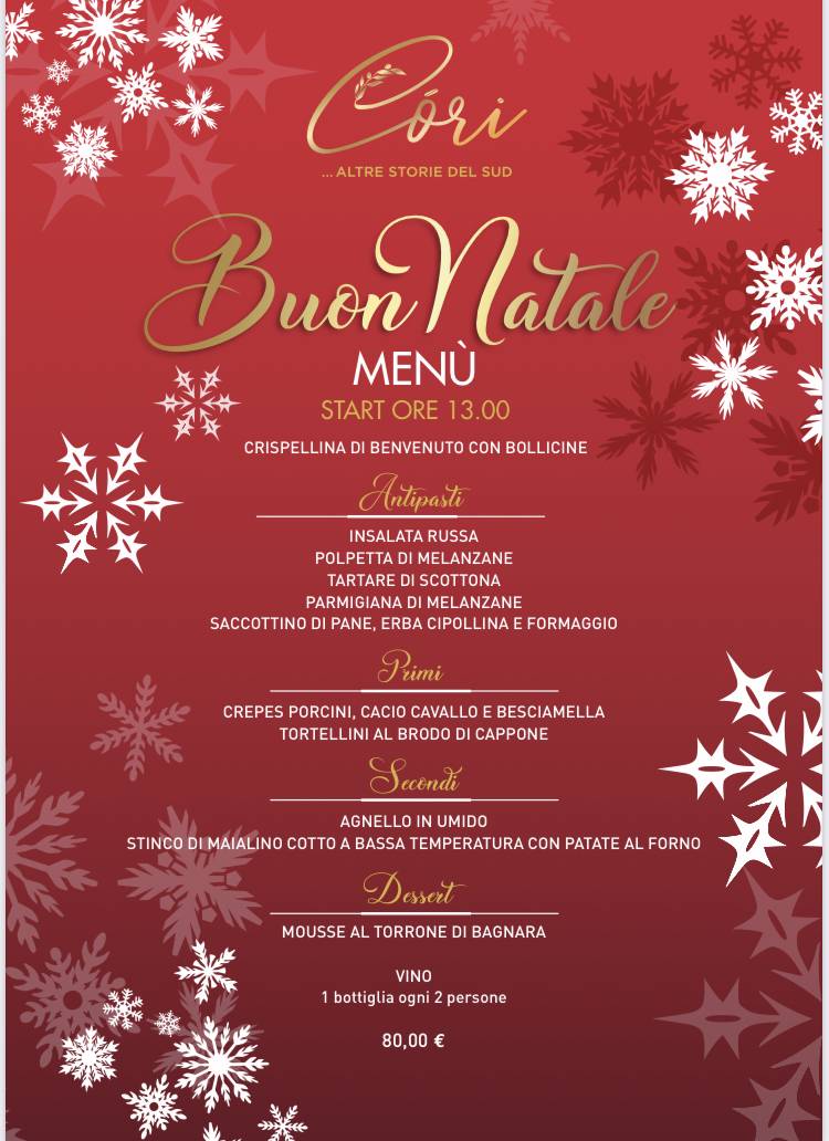 Menu di Córi...Altre Storie del Sud! 