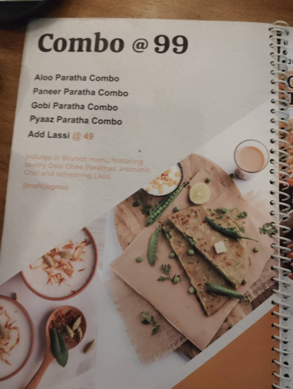 CAFE JUGNOO - Best cafe in jhansi menu