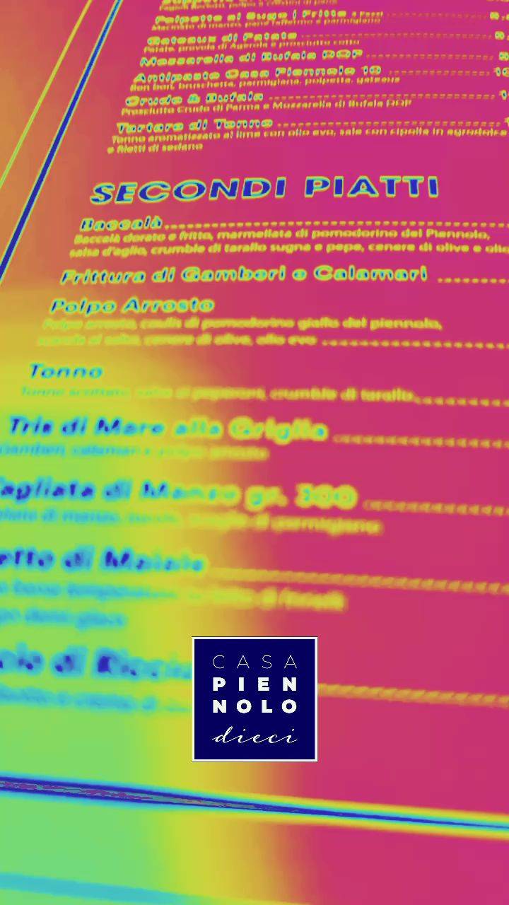 Menu di CASA PIENNOLO 10 