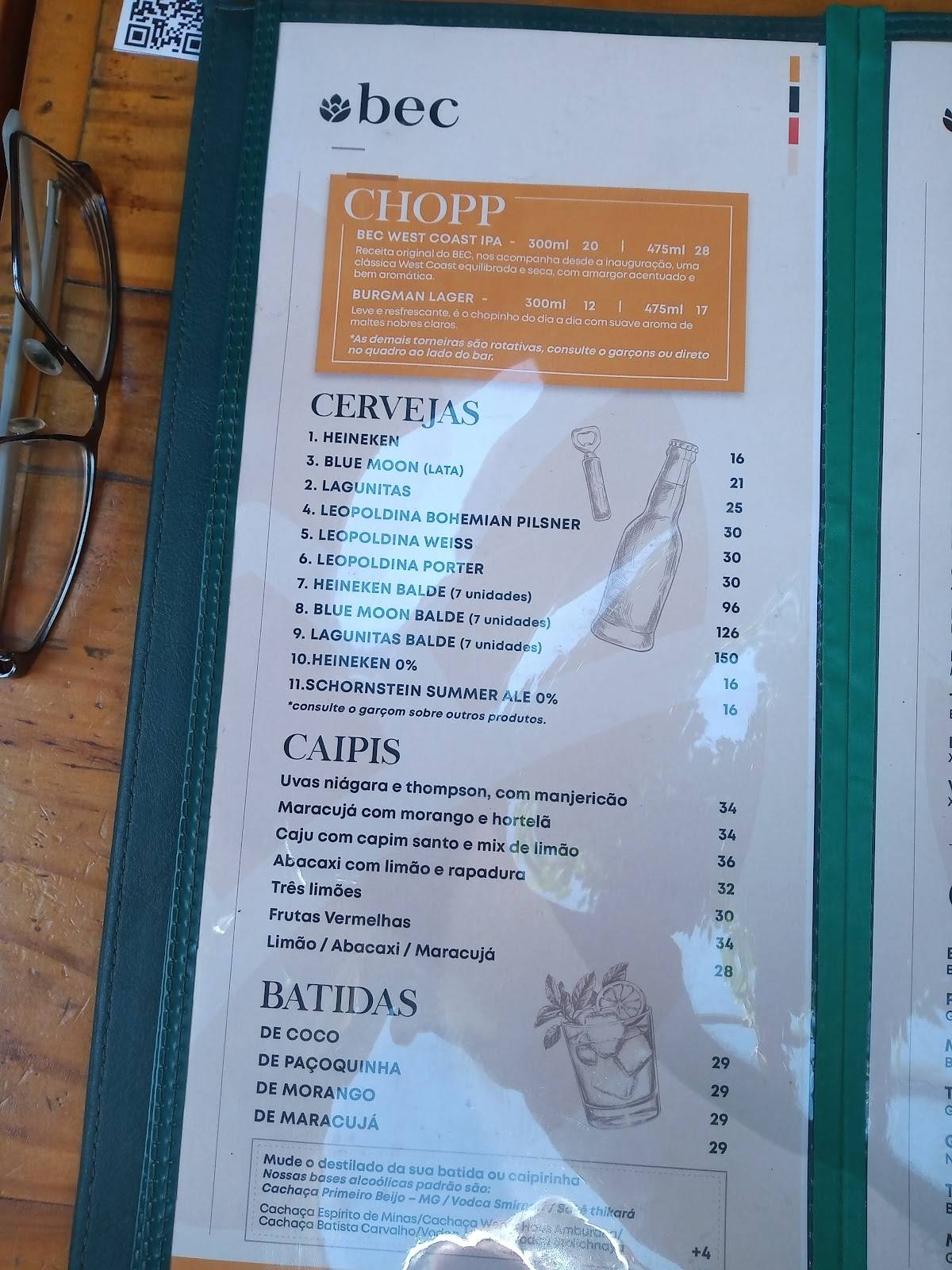 Botanikafé Pinheiros cardápio