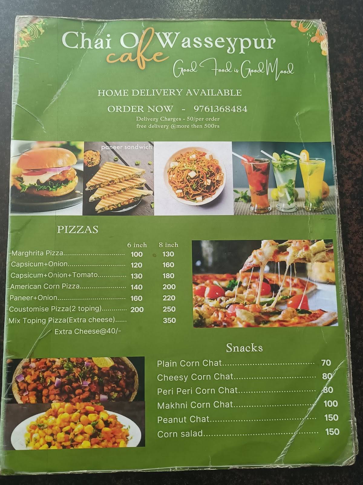 Chai of Wasseypur menu