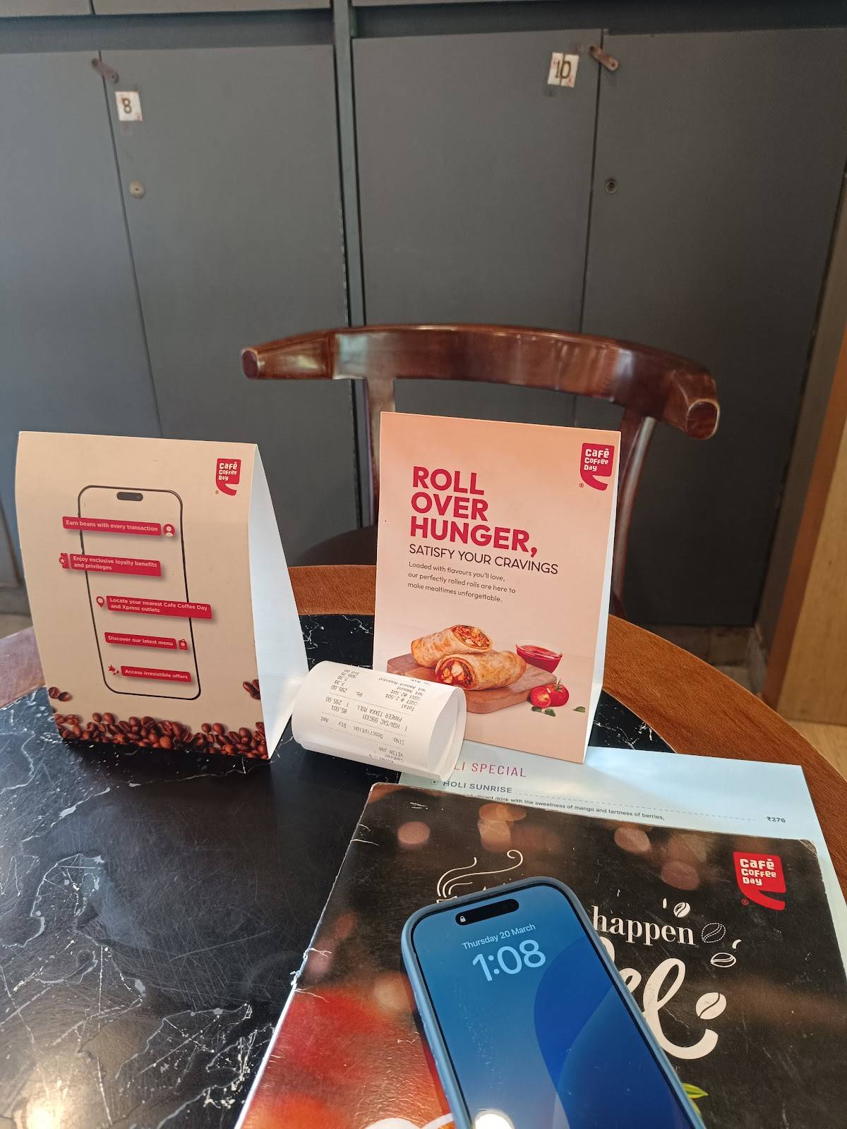 Café Coffee Day menu